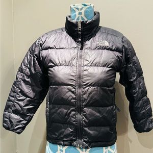 The North Face Black Jacket 550 Puffer Boys Size S(7/8)